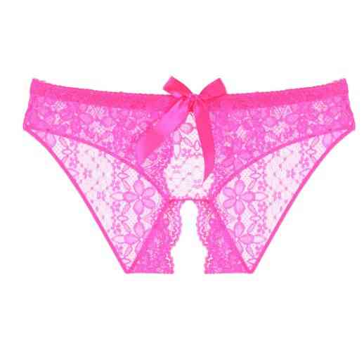 Еротичні труси жіночі з вирізом рожеві - розмір 42-46, талія до 80см Київ