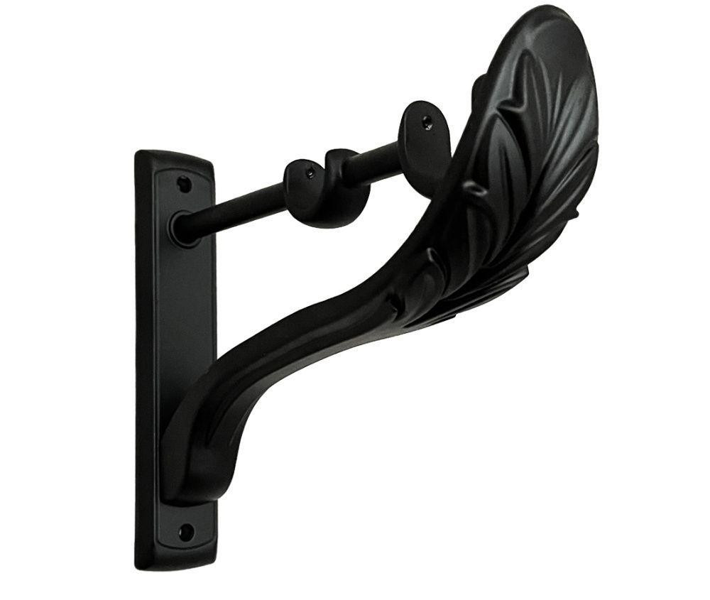 Тримач Orvit РЕТРО дворядний до стіни 25\19 мм ЧОРНИЙ ОКСАМИТ Львов - изображение 1