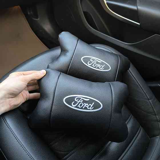 Декоративные подушки с логотипом Ford, Подушка для поддержки головы в машине, Авто подушки в машину PL-59 Львов