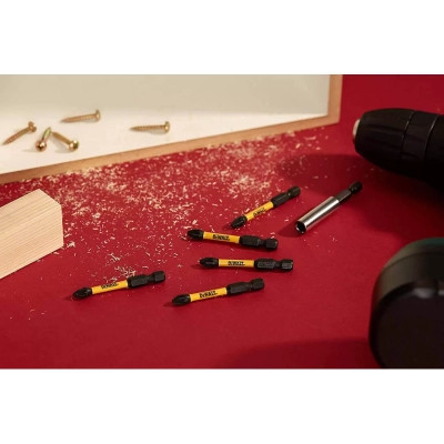 Набор бит DeWALT IMPACT TORSION, ударные, Pozidriv, Pz2, L=57 мм, 5 шт (DT7391T) Винница - изображение 4