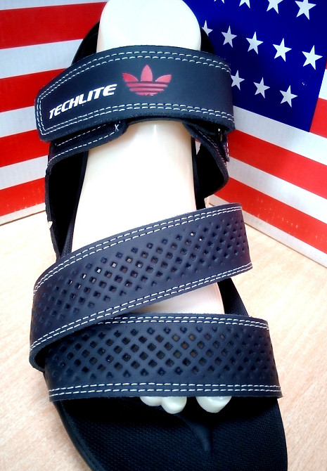 Мужские кожаные сандалии Adidas Киев - изображение 4