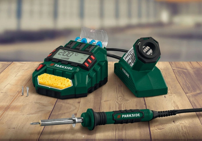 Паяльная станция со встроенным держателем 100–500 °C Parkside (PLS 48 D2) 48 Вт Нововолынск - изображение 9