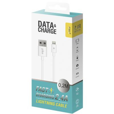 Дата кабель USB 2.0 AM to Lightning 0.2m white Piko (1283126493836) Вінниця - фото 2