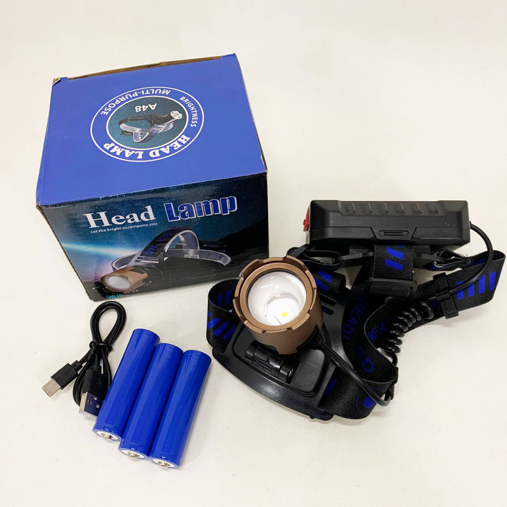 Фонарь налобный A49-TG 3x18650 ZS-40 Львов - изображение 6