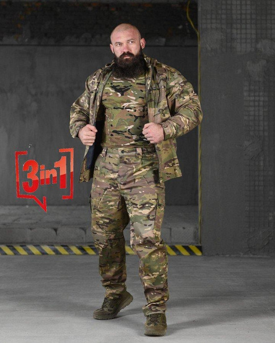 Тактичний костюм defender мультикам + футболка мультик ВТ6594 Одеса - фото 11