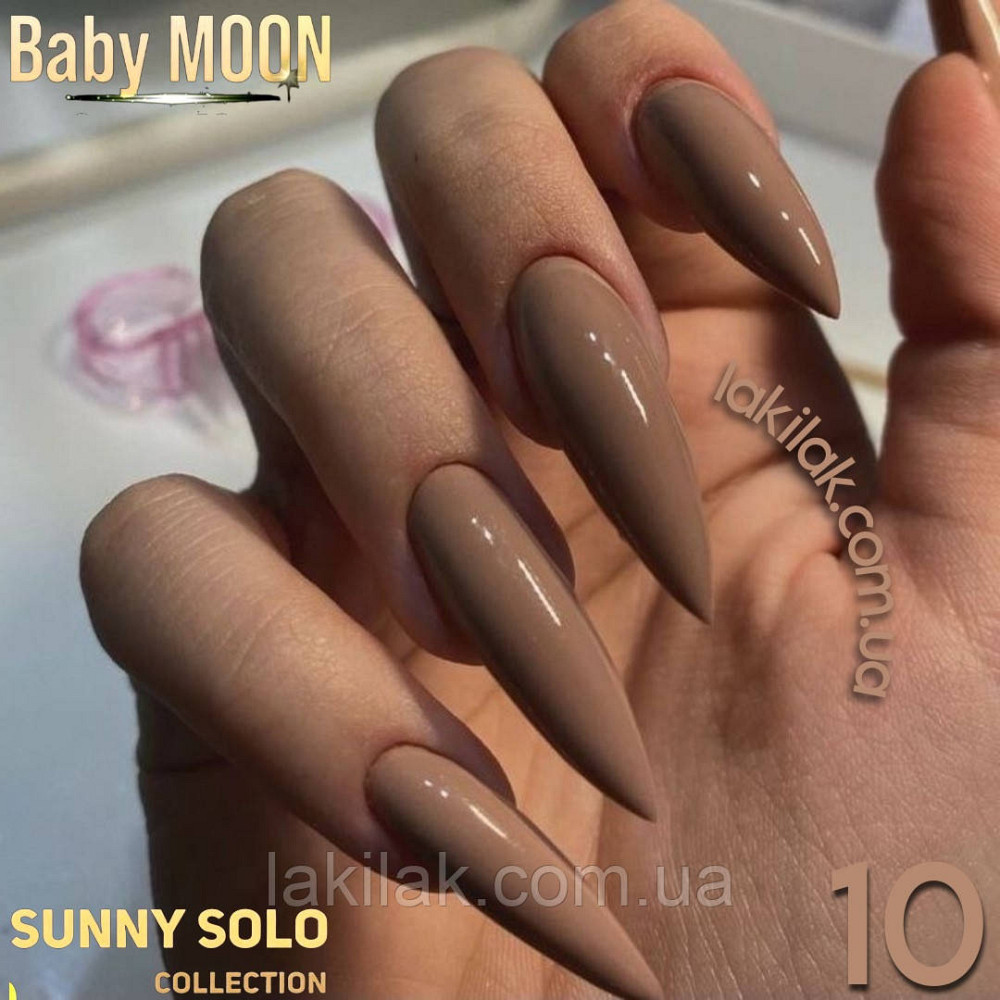 Гель-лак BABY MOON Sunny Solo №10 лісовий горіх, 6 мл Херсон - фото 1