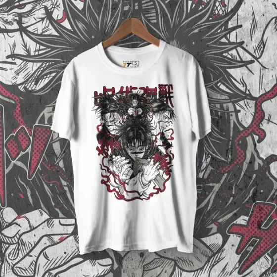 Футболка для подростка мальчика с принтом Магическая Битва Чосо 2 WE Размер 160 Anime10732 Днепр