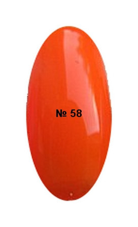 Гель -лак №58 UV Gel-Lacguer SOFIA 8.6 мл США (неоново-помаранчевий ) Київ - фото 1