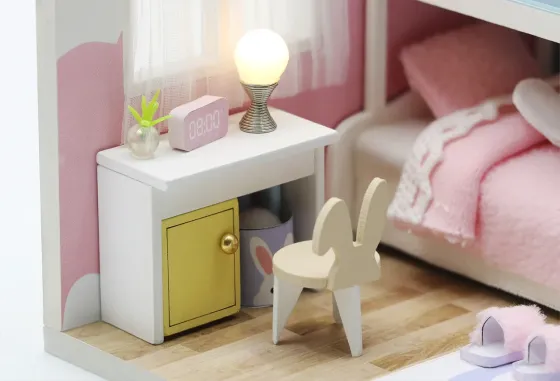 3D-мобокс DIY Wooden Miniature 'Sweet Dream Bedroom' + Пилозахисний купол S2003 Київ