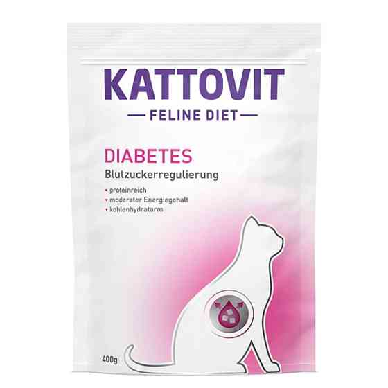 Kattovit Veterinary Diabetes КАТТОВИТ ДИАБЕТ диетический сухой корм для котов с сахарным диабетом и ожирением Киев