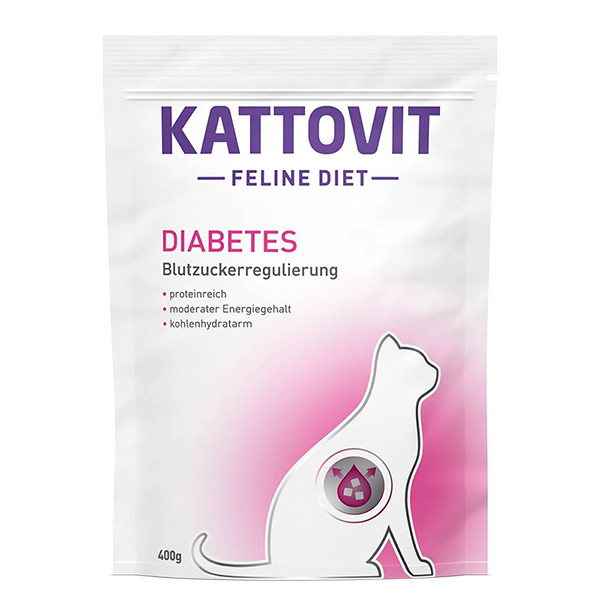 Kattovit Veterinary Diabetes КАТТОВИТ ДИАБЕТ диетический сухой корм для котов с сахарным диабетом и ожирением Киев - изображение 1