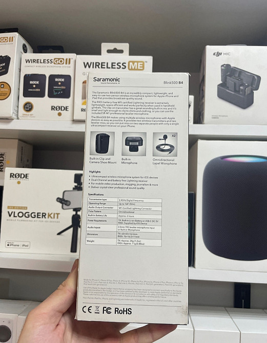 Радиосистема Микрофон Saramonic Blink 500B4 Lightning . Киев - изображение 3