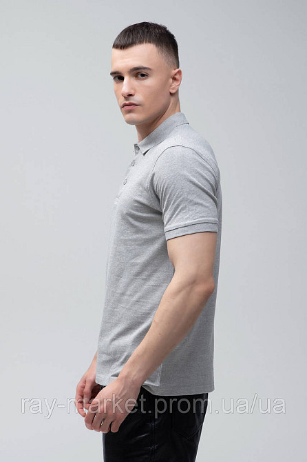 Поло класичне Stedman Lux Polo чоловіче сірий меланж (ST9060-GYH) XXL Київ - фото 10