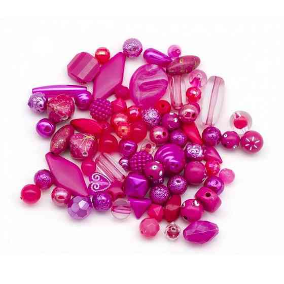 Декоративні намистинки для творчості Бомбей Dom Busin УТ100014226 в упаковці 56 шт Вінниця