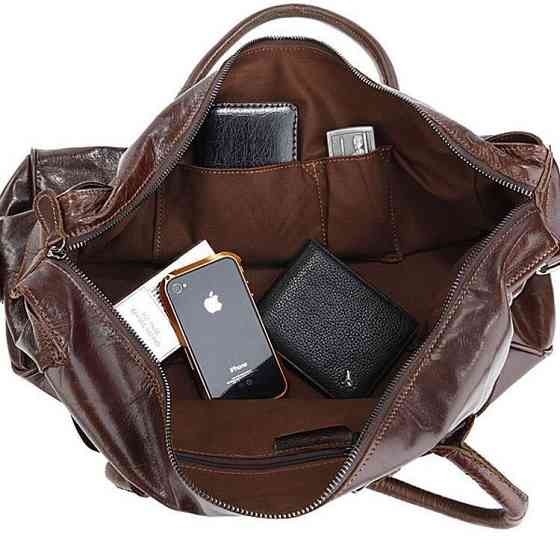 Сумка дорожная коричневая (Vintage) Киев