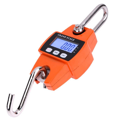 Крановые электронные весы OCS-03-L / MNCS-M до 300 кг, ЖК-дисплей, алюминиевый корпус, стальные крюки Киев - изображение 1