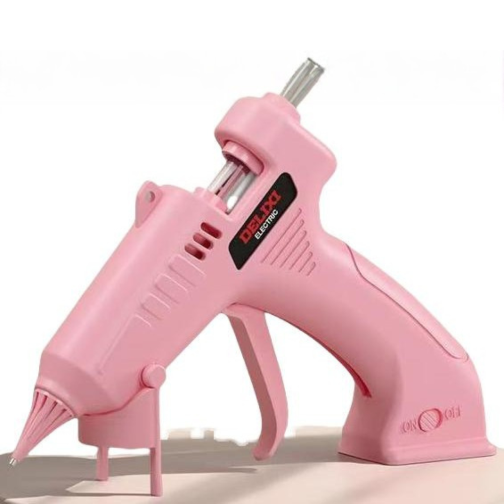 Термопістолет для клею бездротовий акумуляторний пістолет клейовий для ремонту, рукоділля та творчості, рожевий Кам'янець-Подільський - фото 2