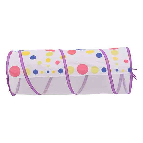 Lugi Намет дитячий 3 в 1 70×70×90 см ігровий намет з тунелем і басейном Фіолетовий HP-S-4NDV Коломия