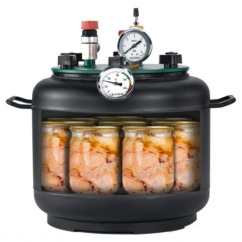 Автоклав бытовой УТех-8 на 8 банок стальной для консервирования домашний Киев - изображение 2