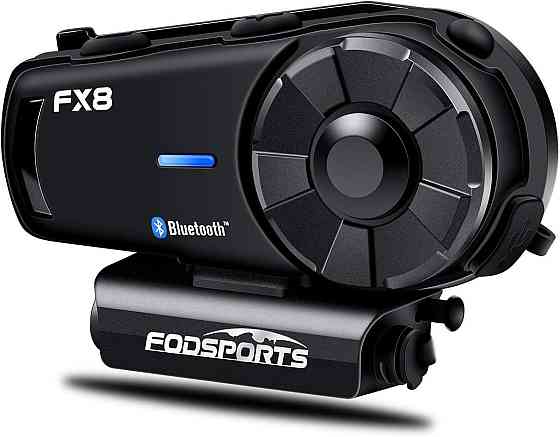 Мотогарнітура FODSPORTS FX8 з Bluetooth, шумозаглушенням, підтримка до 8 учасників, інтерком для мот Київ