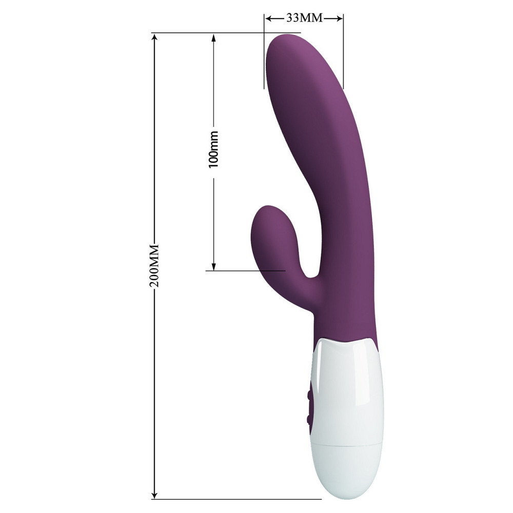 Вибратор PRETTY LOVE Alvis purple, 30 function Sex Aura Киев - изображение 3