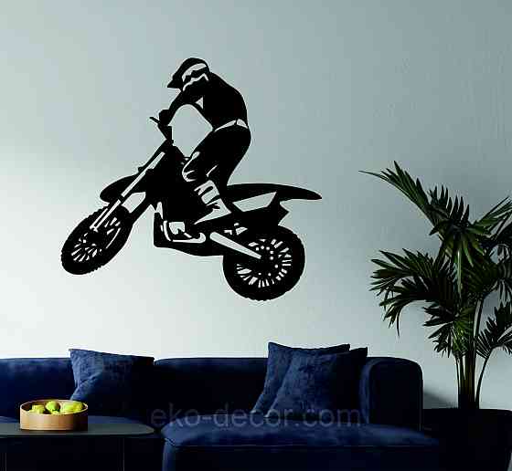 Декоративное настенное Панно «Мотоцыкл» Декор на стену Киев