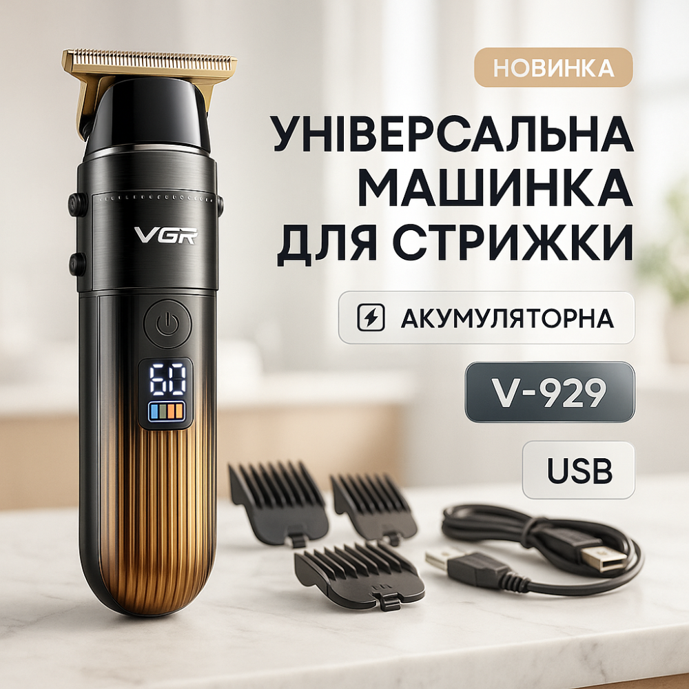 Машина для стрижки в домашніх умовах, Бездротові машинки для стрижки легкі Машинка підстригання QN-31 Київ - фото 17