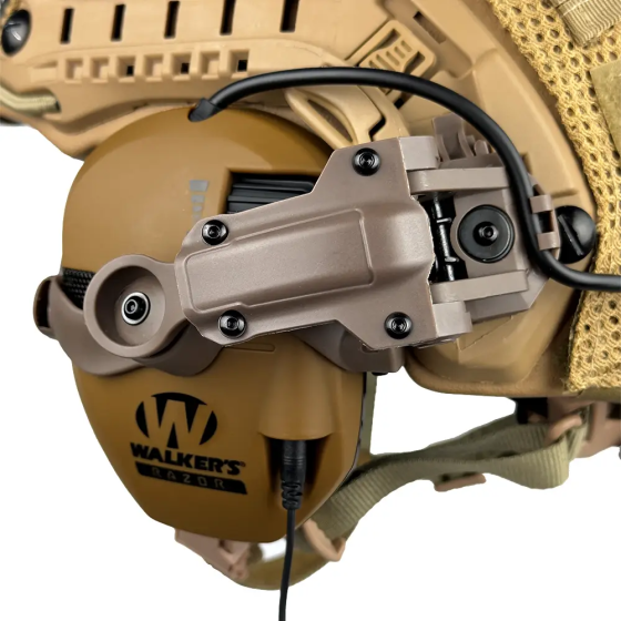 Комплект шлем Fast Helmet NIJ IIIA + наушники Walkers Razor Slim с чебурашкой + кавер Мультикам M Киев