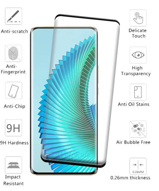 Захисне скло HyperGlass Pro для Xiaomi Redmi Note 12, 12 5G, 12 Pro, 12 Pro 5G – максимальна чутливість та захист Київ - фото 2