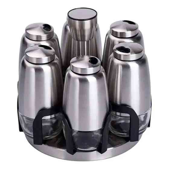 Карусель для спецій, 6 баночок, 15x15 см Київ