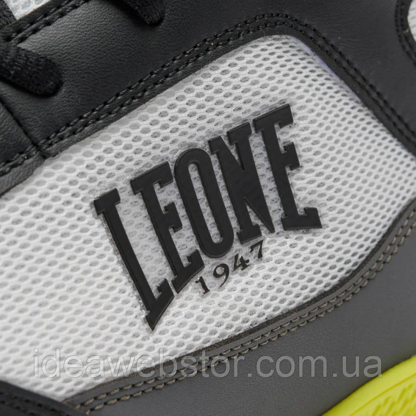 Боксерки Leone Premium Black/Lime мужские боксерские ботинки для бокса тренировок и ринга легкие с противоскользящей подошвой 41 Киев - изображение 8