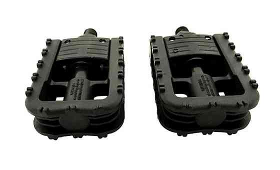 Велосипедні педалі (з катафотами, пластик, чорні, складні) (HD-2) KL Мукачево