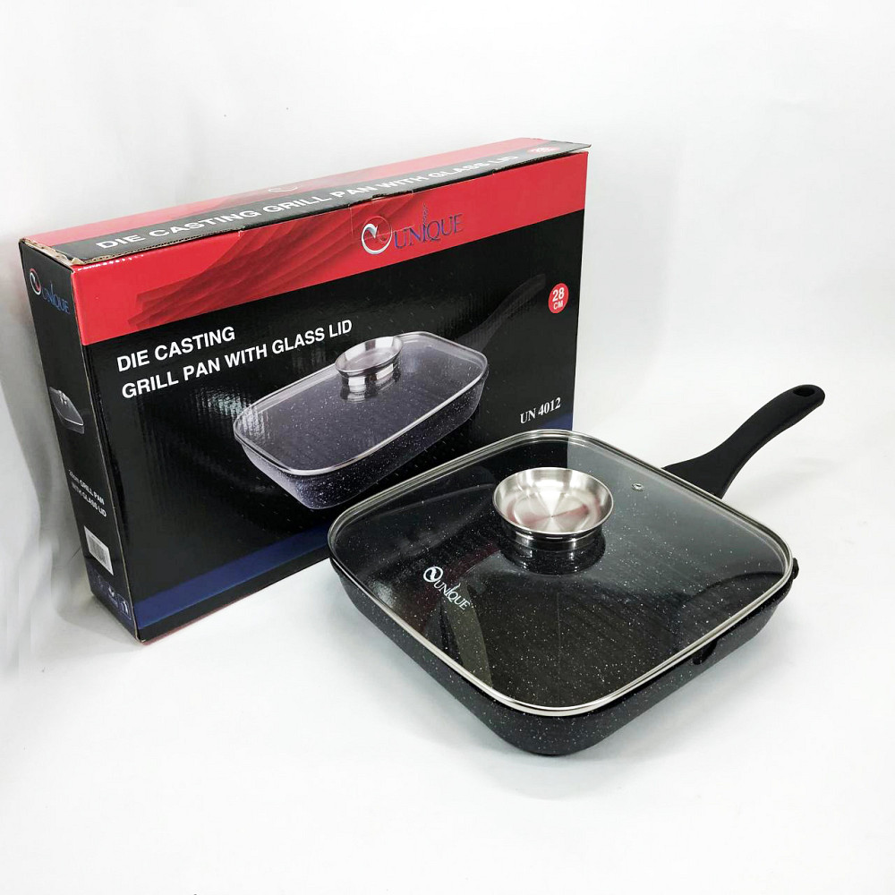 Сковороду для варки UNIQUE, Сковорода алюминиевая углубленная, Кованая алюминиевая сковорода SM-59 Львов - изображение 2