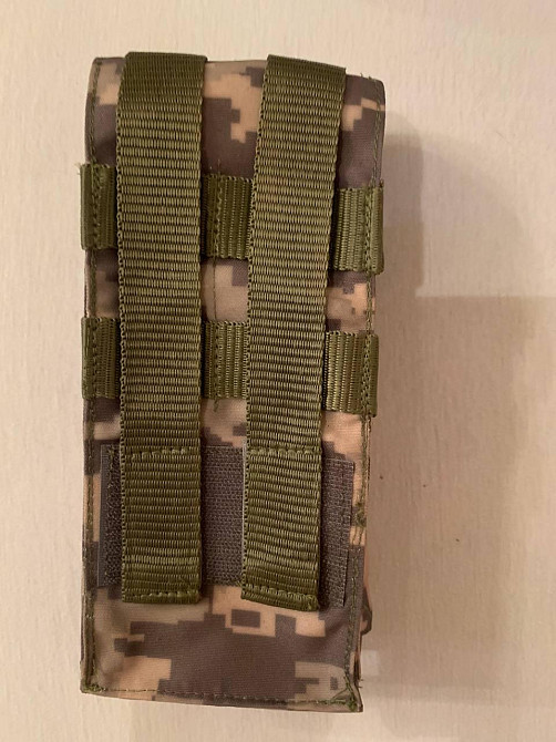 Підсумок під магазини АК подвійний закритий піксель, олива, сумка под магазины ак Днепр - изображение 4