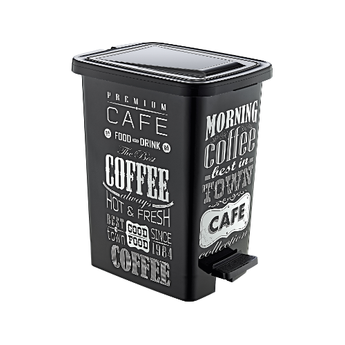 DECOR Slim відро для сміття з малюнком 15л (6) НОВІ МАЛЮНКИ!!!!! (х138 напис на чорному) Житомир - фото 1