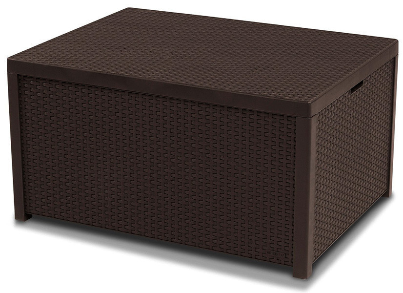Стіл-скриня для саду пластиковий Keter Arica, коричневий Київ - фото 1