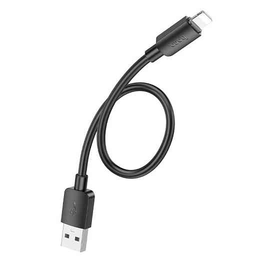 Кабель HOCO X96 Hyper charging data cable iP (L=0.25M) Black Киев