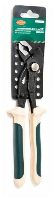 Пасатижі переставні сантехнічні 10 "-250мм з дрібним кроком, кнопкою фіксації і ергономічними ручкам Одеса - фото 4