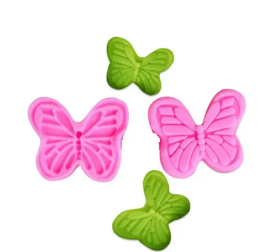 Молд для фоамирана Бабочки 104 на 31 мм розовый Киев