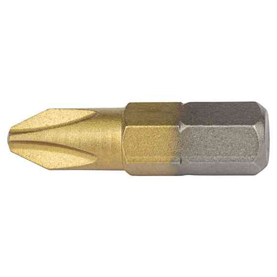 Біти PH2×25мм 1⁄4" 10 шт S2 TIN (блістер) ULTRA (4014152) Київ