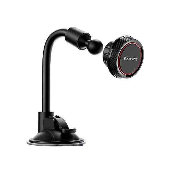 Тримач для мобільного BOROFONE BH18 Journey series in-car phone holder, carbon fiber pattern durable Київ