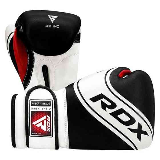 Боксерські рукавиці RDX 4B Robo Kids White/Black 6 унцій (капа в комплекті) Кам'янське