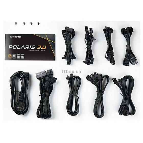 Блок живлення Chieftec Polaris 3.0 PPS-1250FC-A3 1250W ( Чорний ) Харків