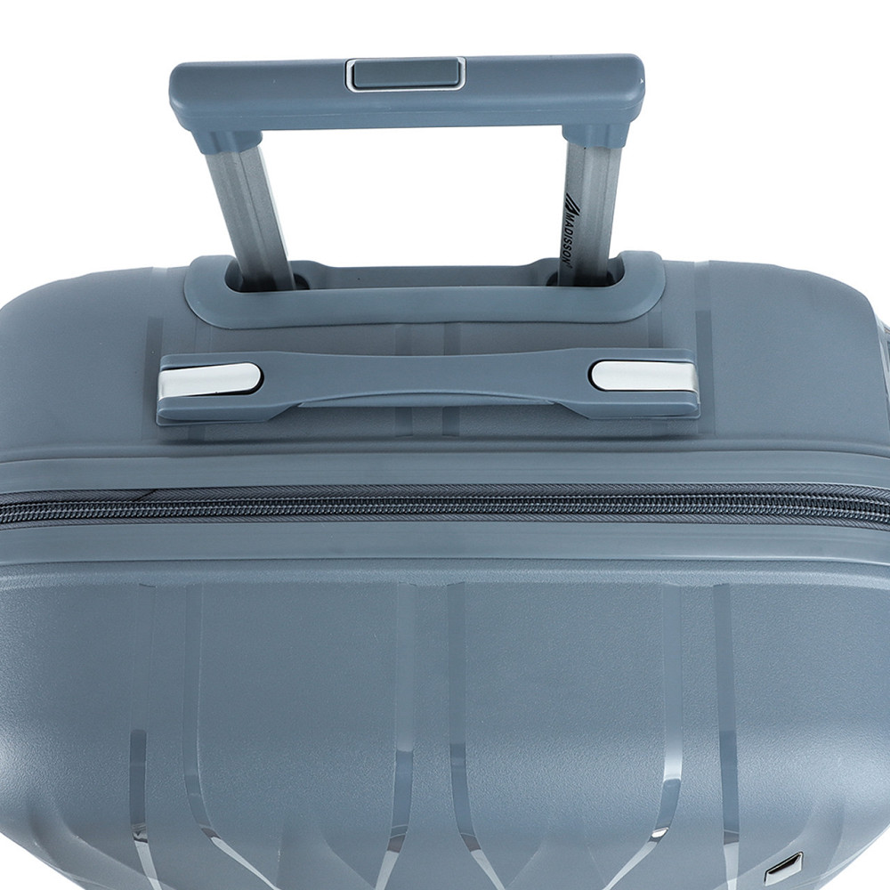 Валіза поліпропіленова MADISSON 51103 середня 67 см сіро-синя Київ - фото 16