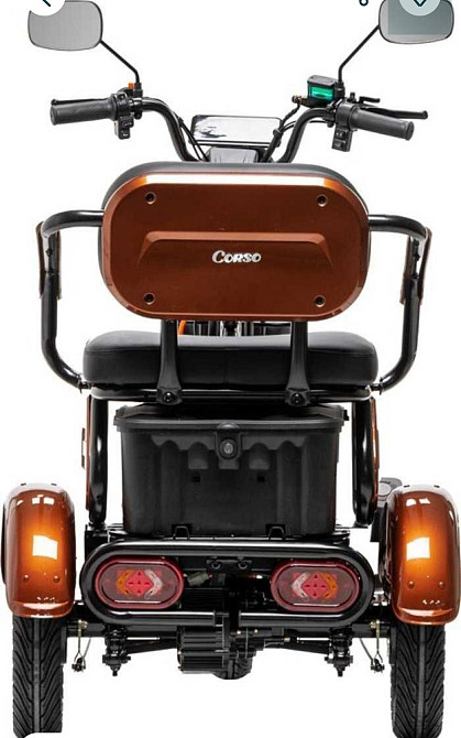 Електроцикл Corso Logan 2025 (1200W 72V/23Ah) - Коричневий. Харків - фото 4