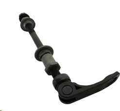 Ось колеса заднего велосипедная (черная) с эксцентриком (3/8 -145 мм) Мукачево