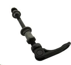 Вісь колеса заднього велосипедна (чорна) з ексцентриком (3/8 -145 мм) Мукачево - фото 1