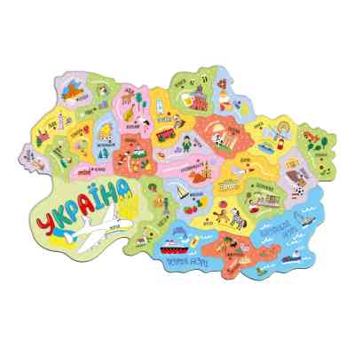 Навчальний набір DoDo Магнітна мапа України (200241) Вінниця