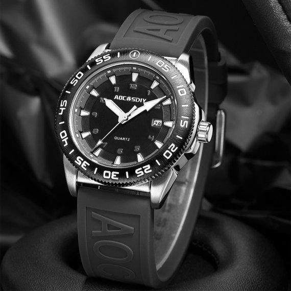 Часы мужские наручные Aocasdiy Train (Черный) Винница - изображение 4