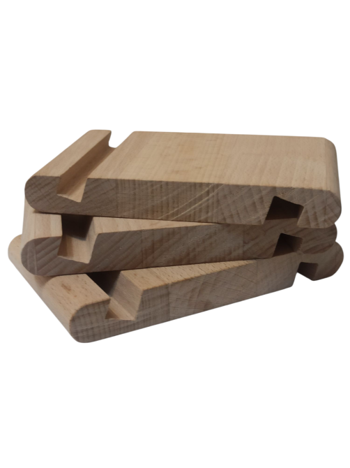 Деревяная настольная подставка из Бука для телефона планшета 135 мм на 83 мм Украина бежевий Киев - изображение 7